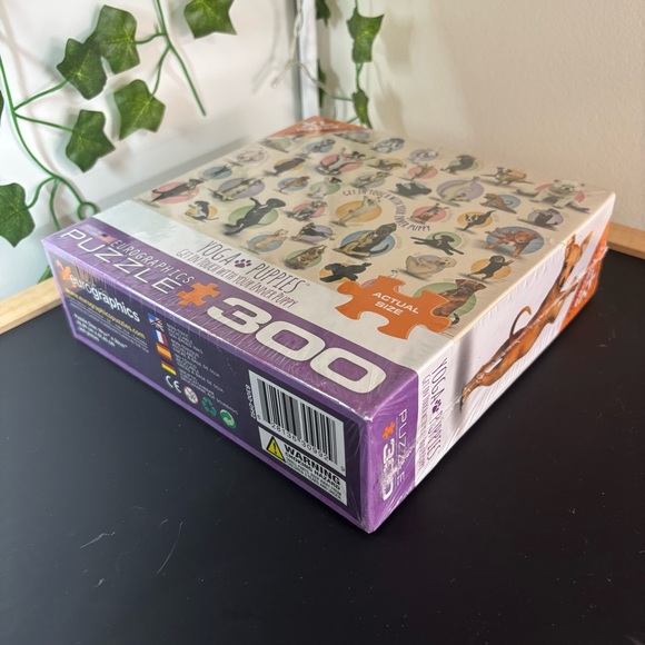 NEW Yoga Puppies 300 XL Piece Jigsaw Puzzle by Eurographics - Picture 3 of 5